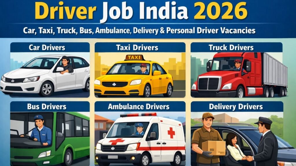 Driver Job India 2026